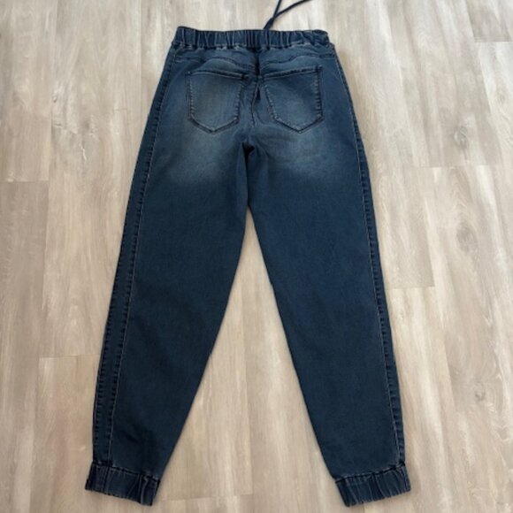SkinnyGirl Denim Drawstring Joggers - size XS - Picture 3 of 4